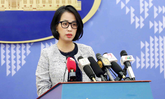 Pham Thu Hang. Spokeswoman for the Ministry of Foreign Affairs